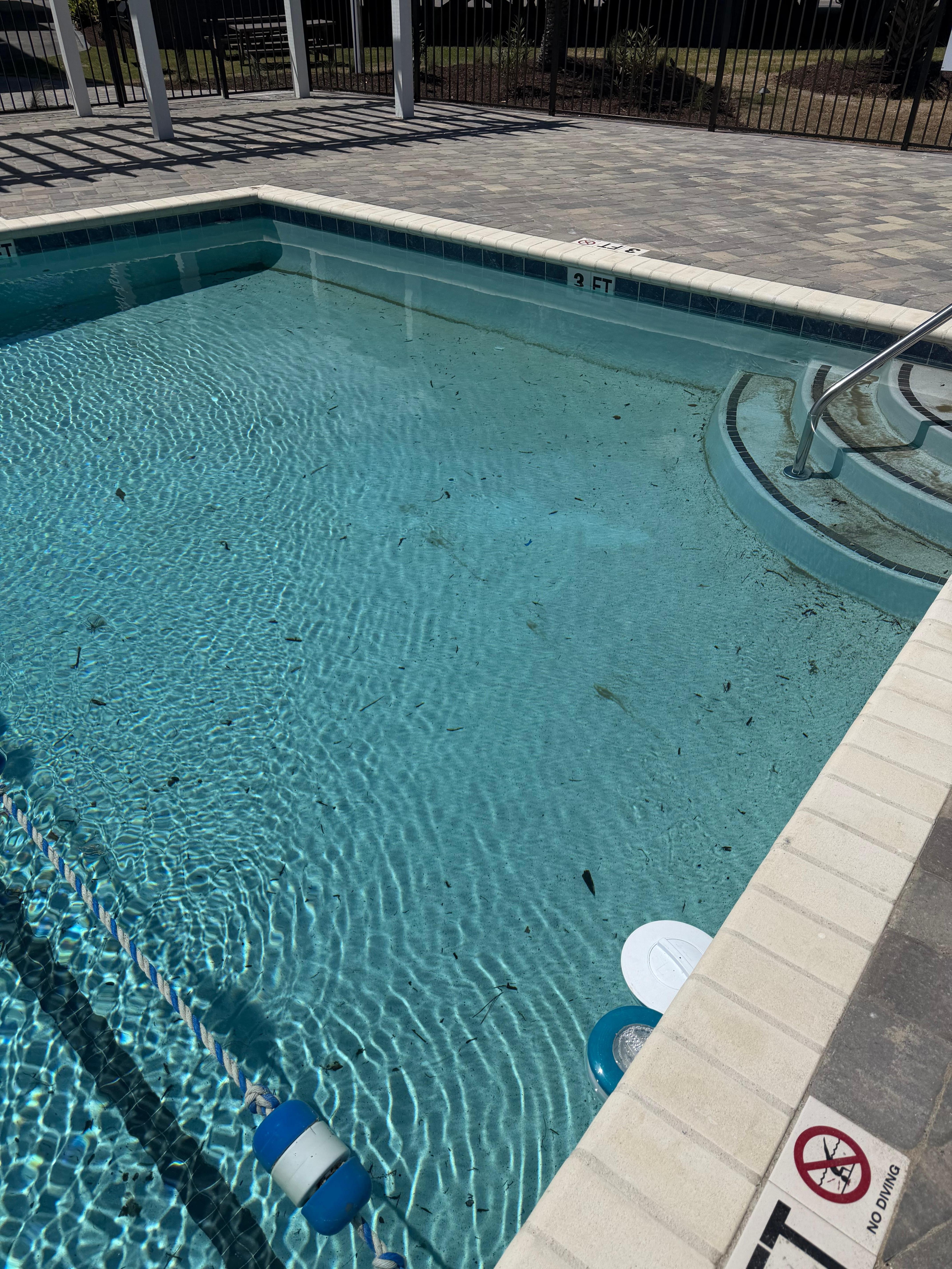 They never added a description to the booking that the pools were closed. Very misleading that the pools were open and ready to be used