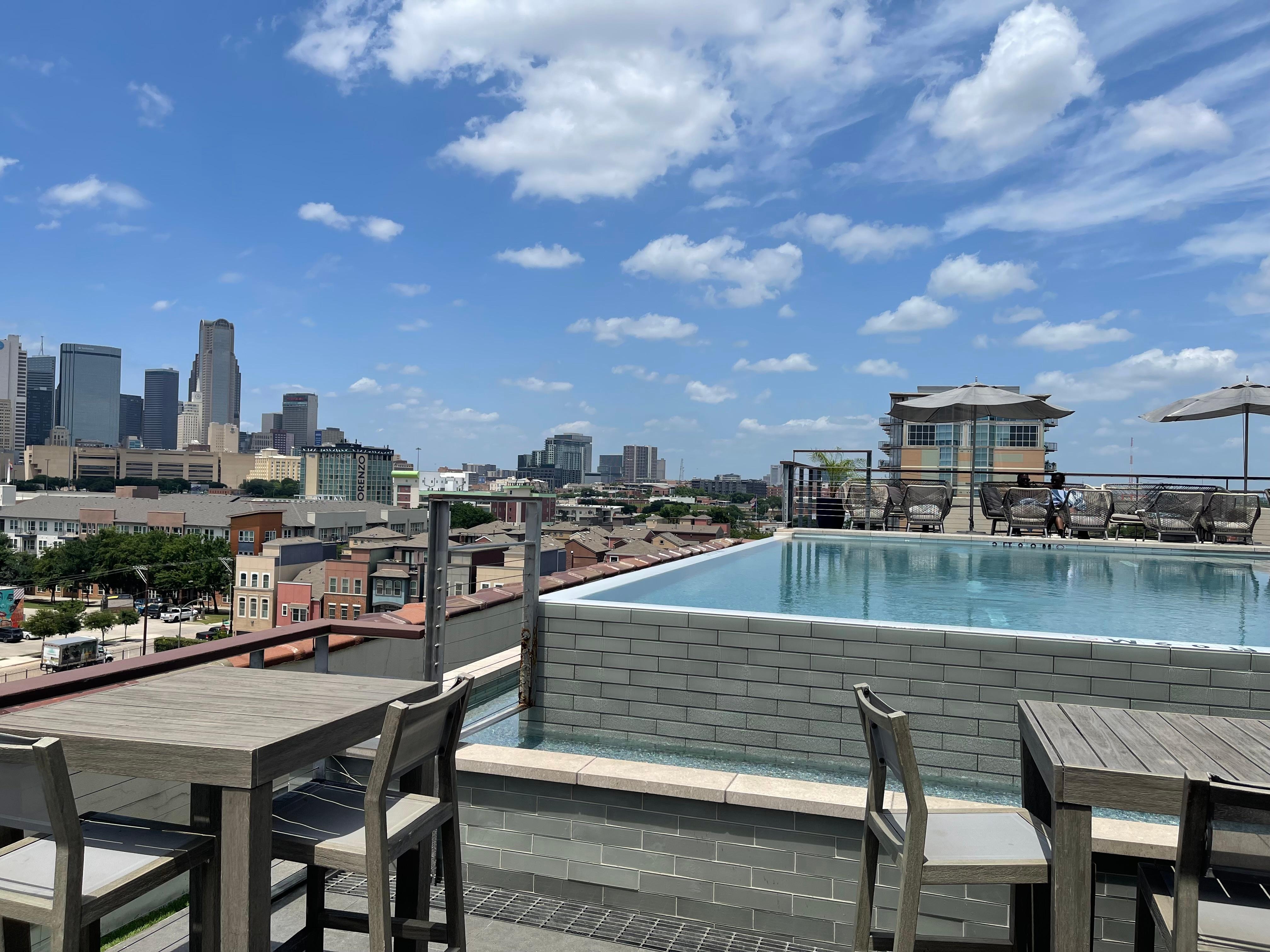 Rooftop pool