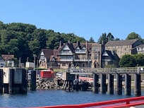 Going home aboard the ferry