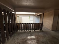 Main entry from the carport
