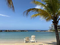 Right side of main beach on property