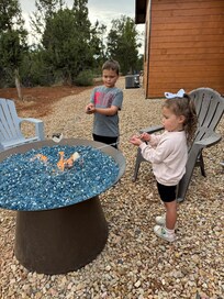 Making s’mores