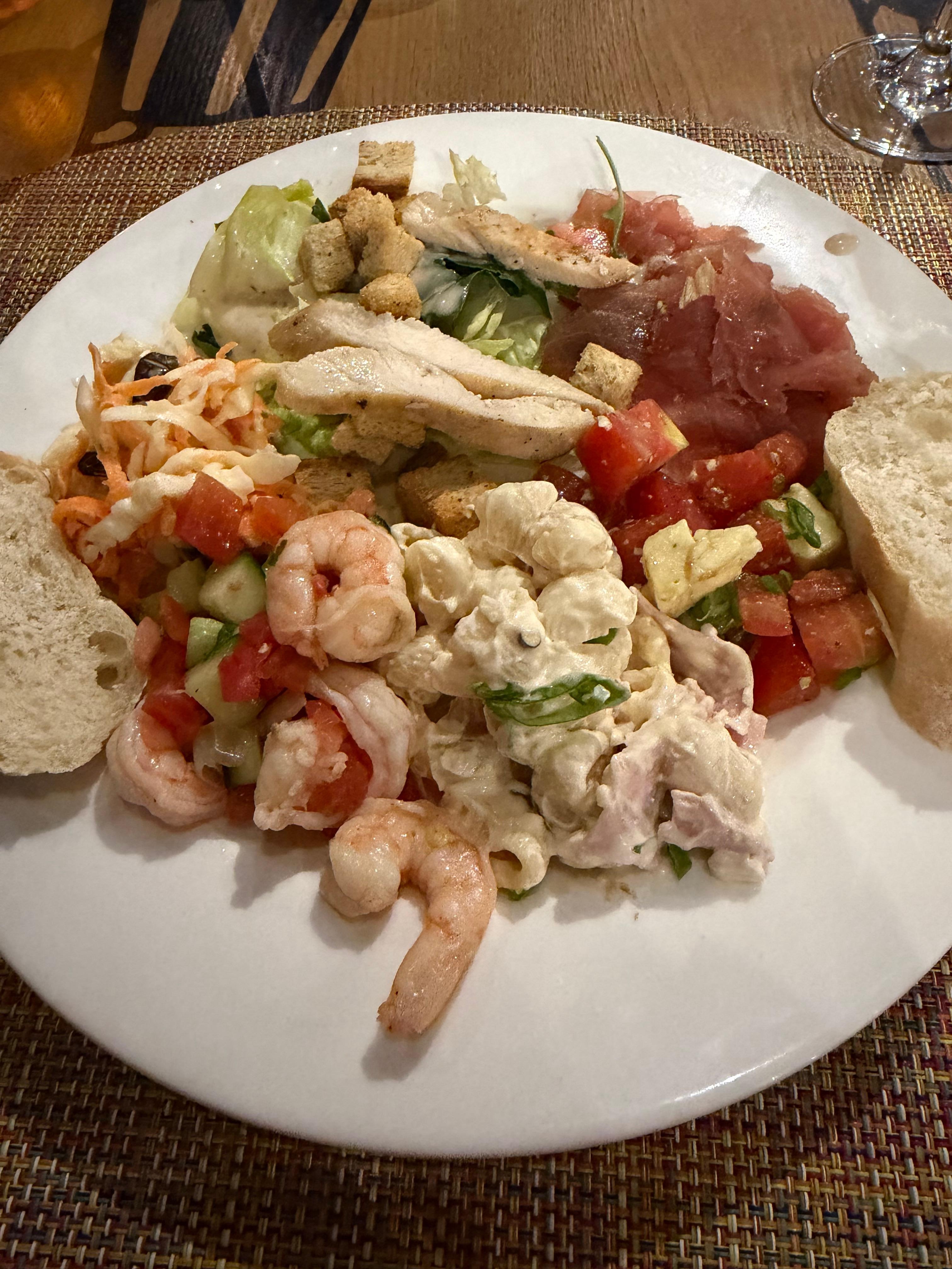 Vorspeise vom Buffet