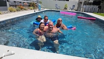 Fun Family Time in the amazing pool area.