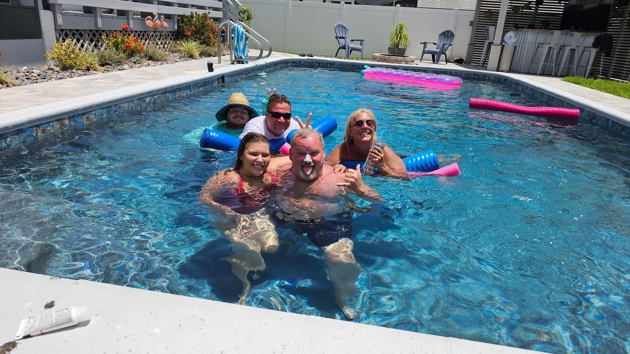 Fun Family Time in the amazing pool area.