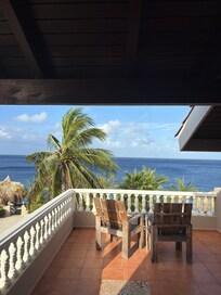 Balcony vie of the Apartment upstairs
