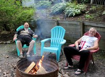 Enjoying the firepit!