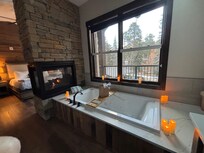 We ordered the Spa package ahead of time and it was lovely to walk in and have it all set up for us!