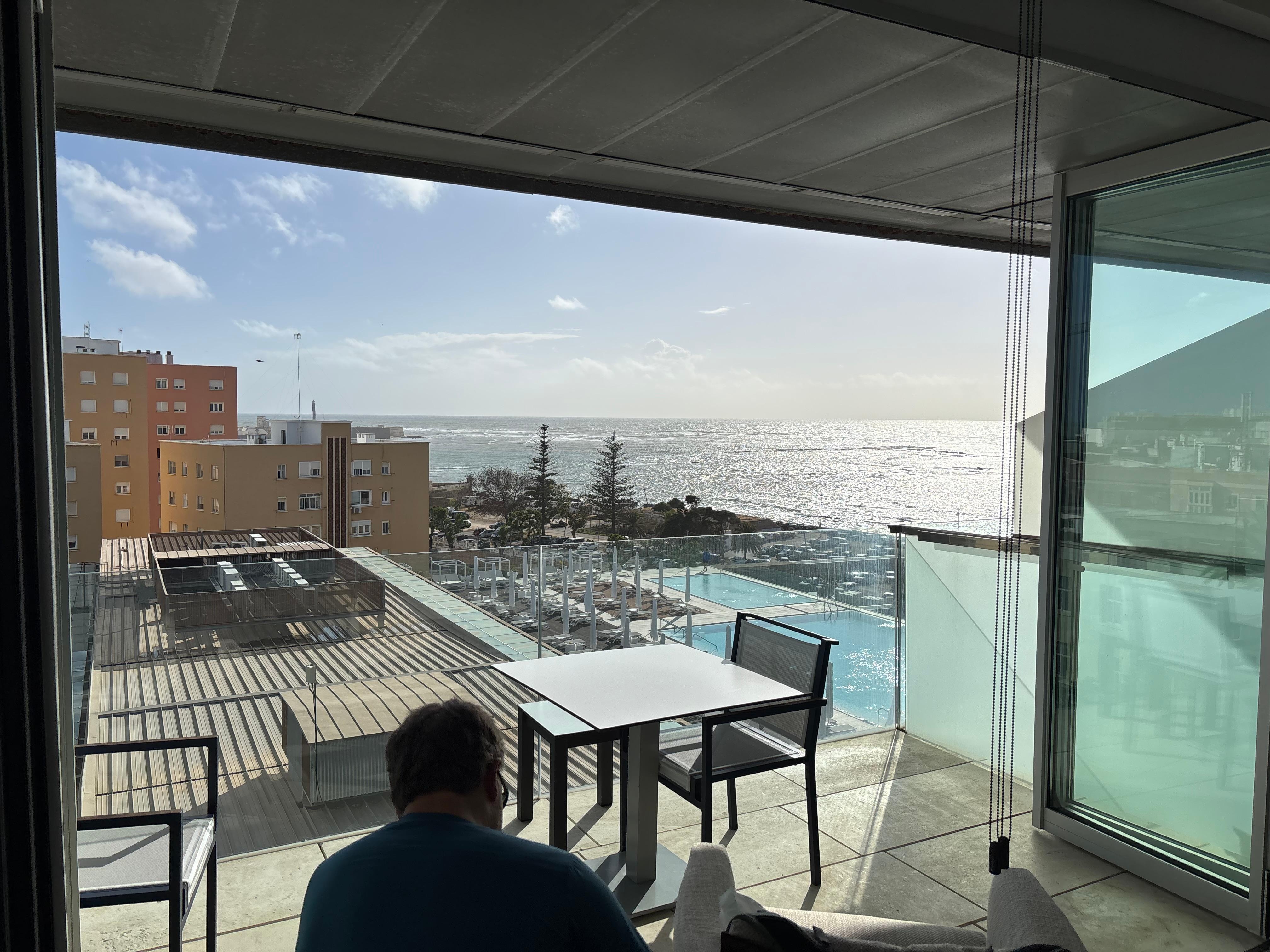  Balcony doors can fully open and are very nice!