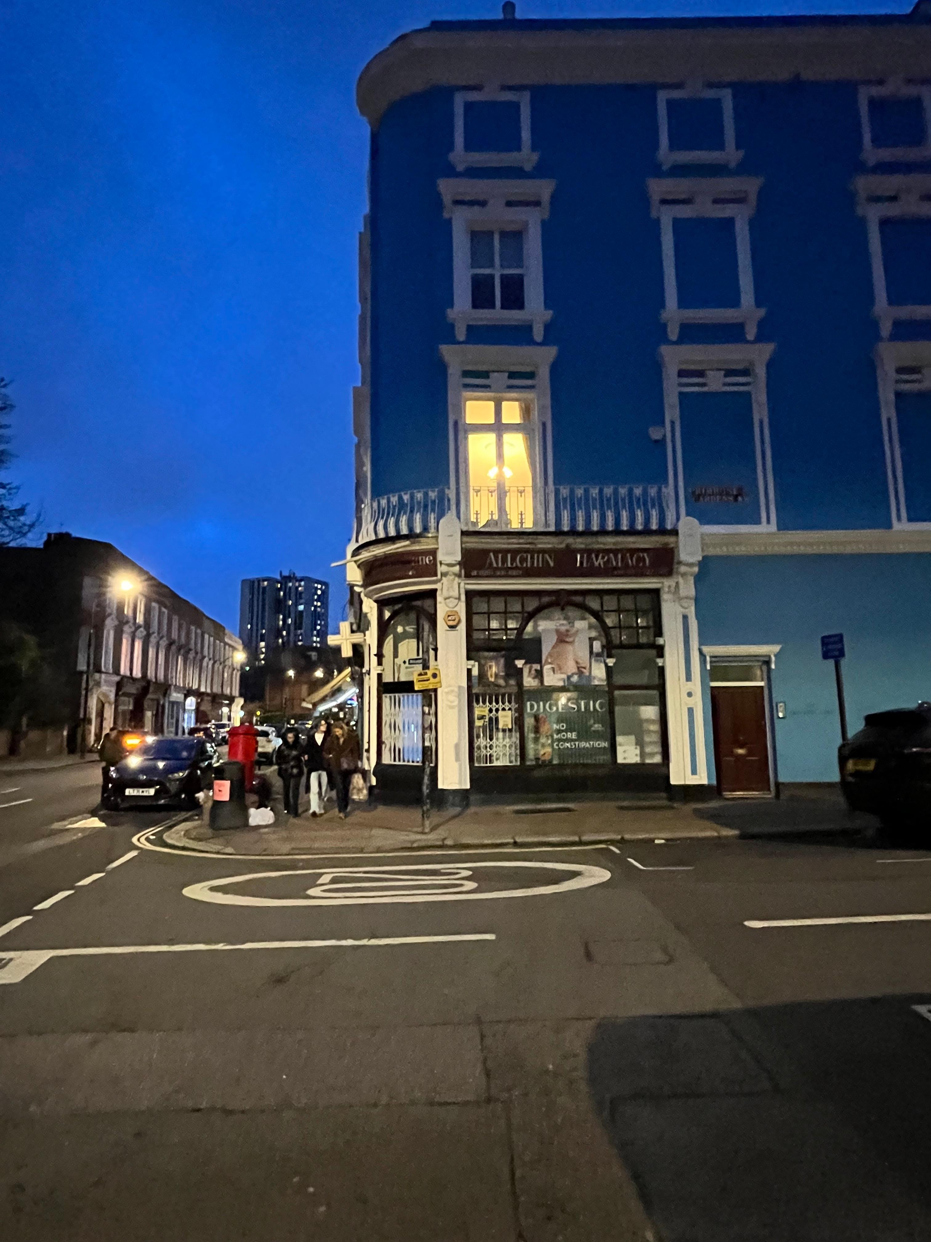Pharmacy on the corner of the block 