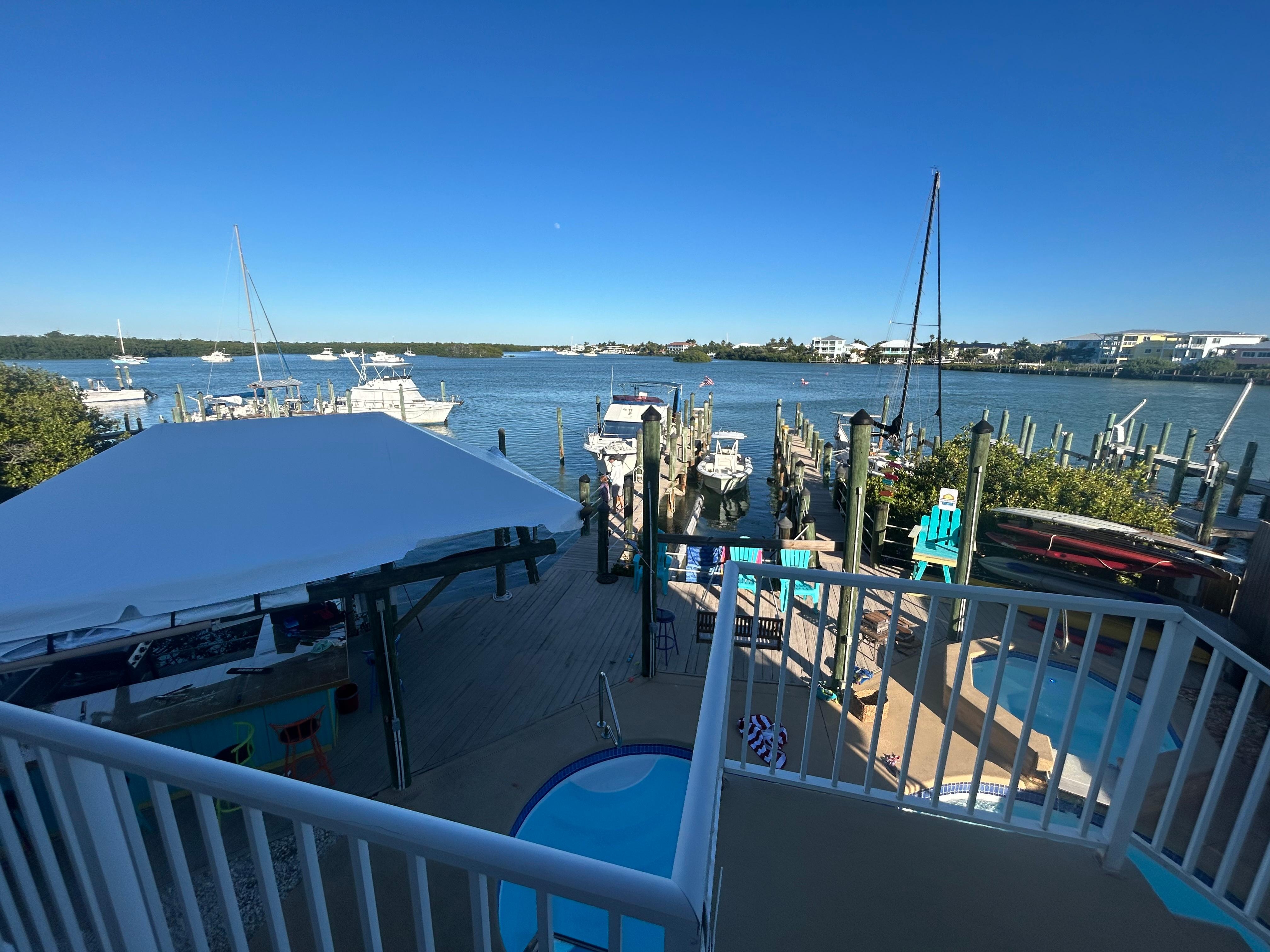 View from main level patio