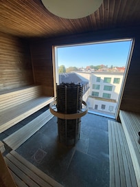 Bastu vid takterassen