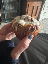 Delicious Alaskan blueberry muffins!
