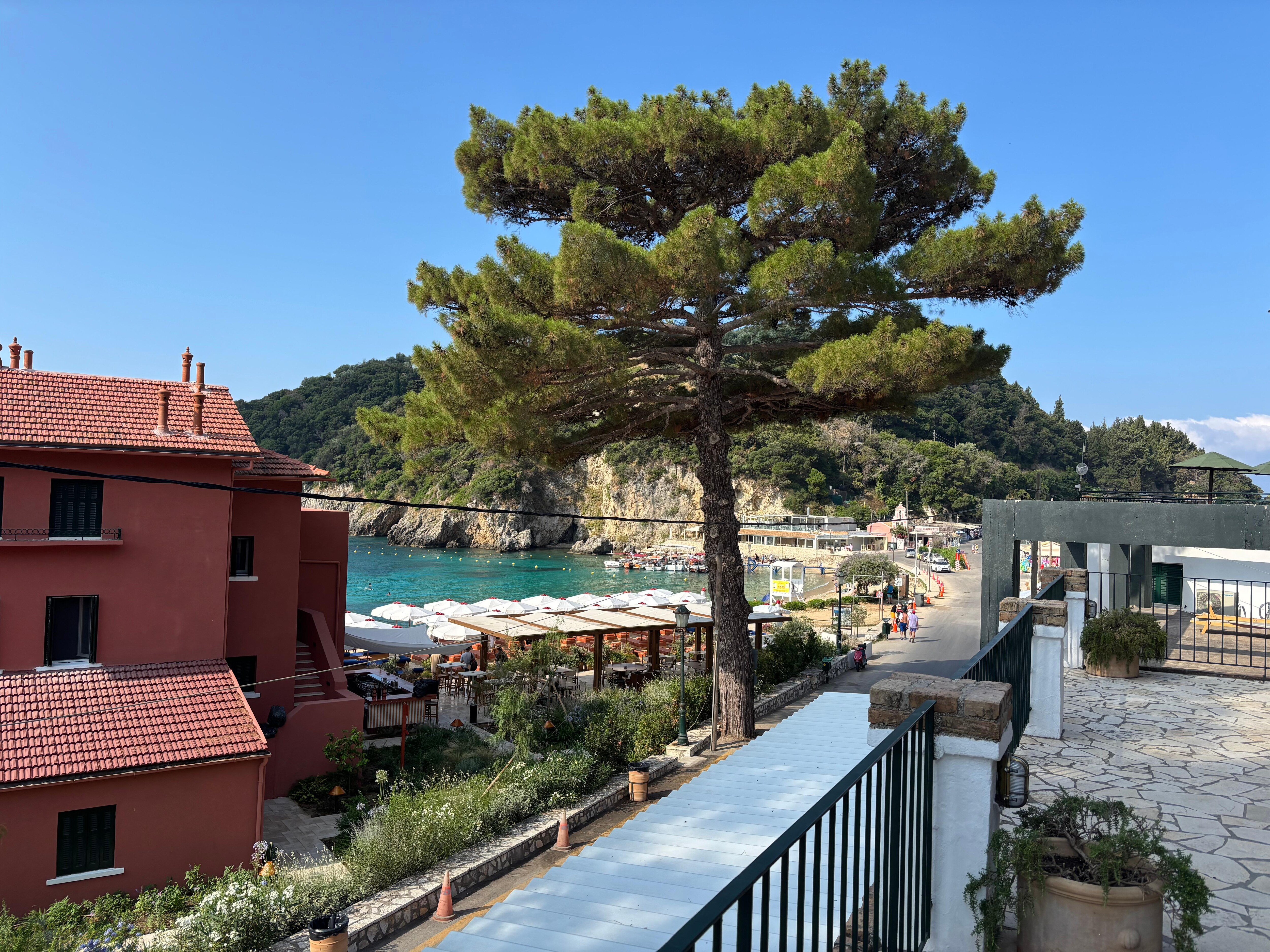 View from the balcony