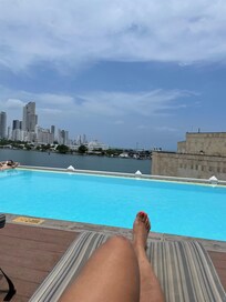 The pool area was amazing!!!