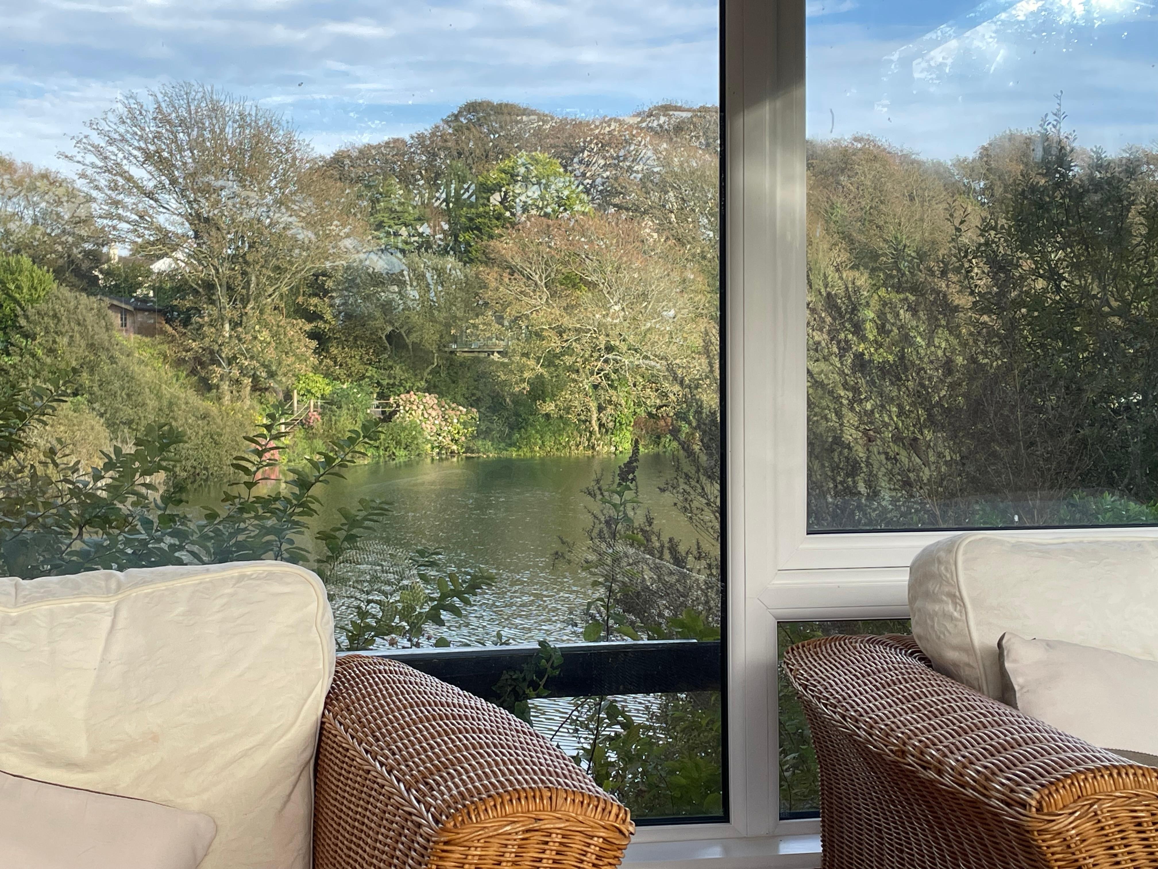View from the summerhouse 