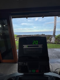 View from work out area!