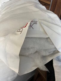 Inside of pillows