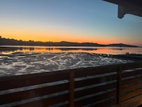 Sunrise when the tide went out.