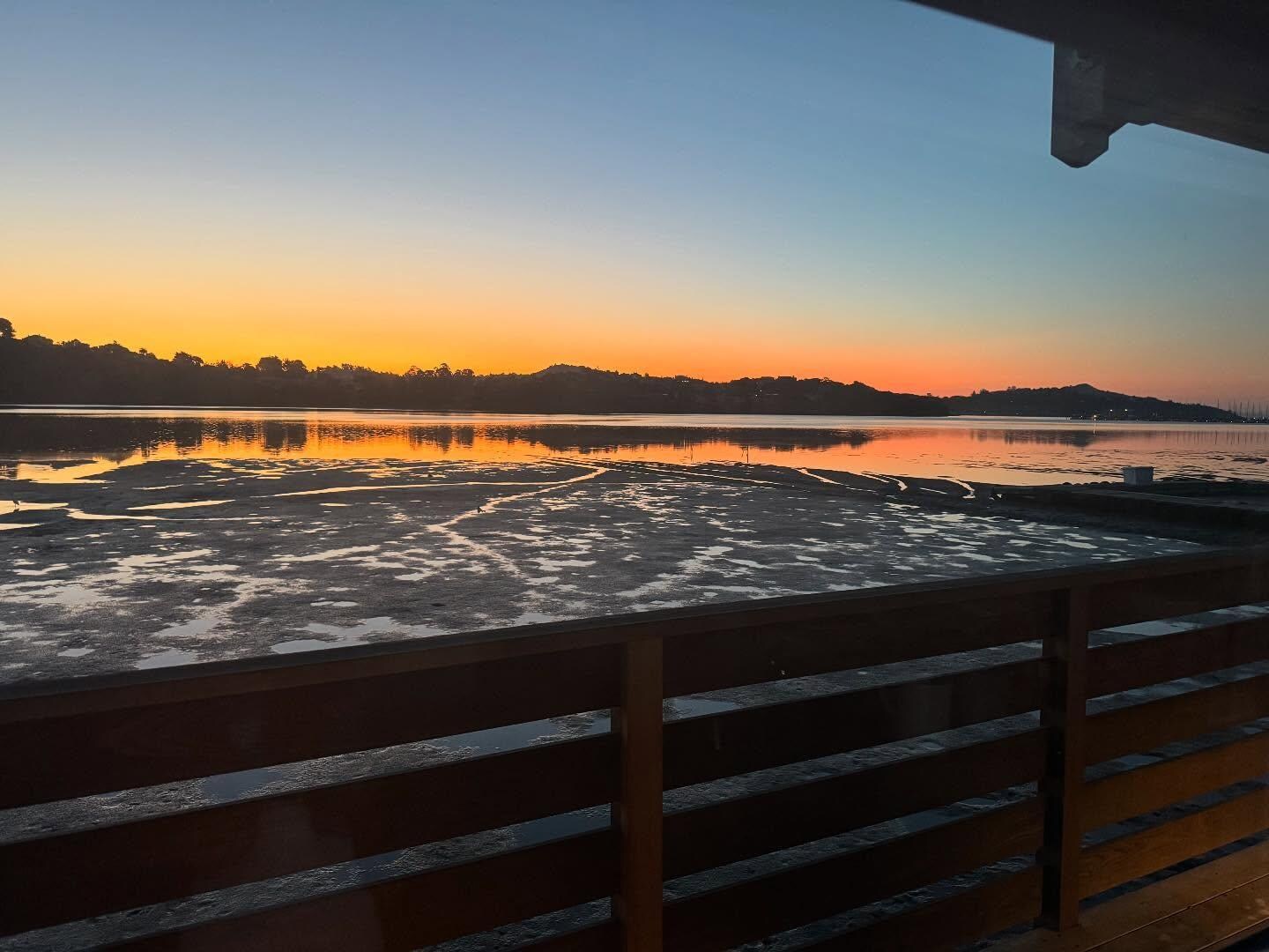 Sunrise when the tide went out.