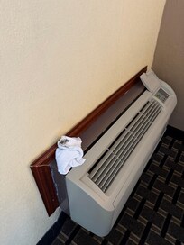 The dust that came off of the air vent.