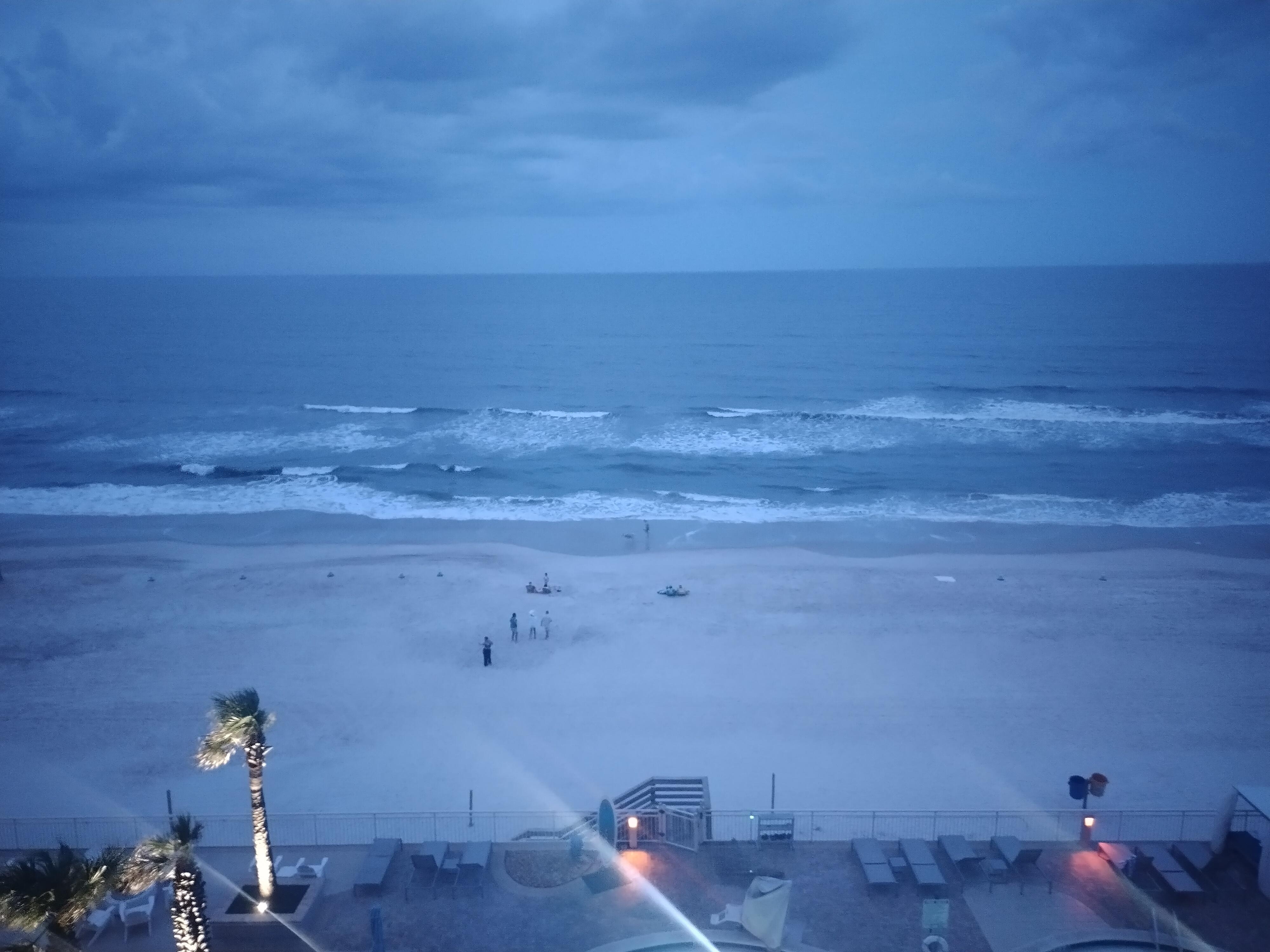 Room view at 8pm