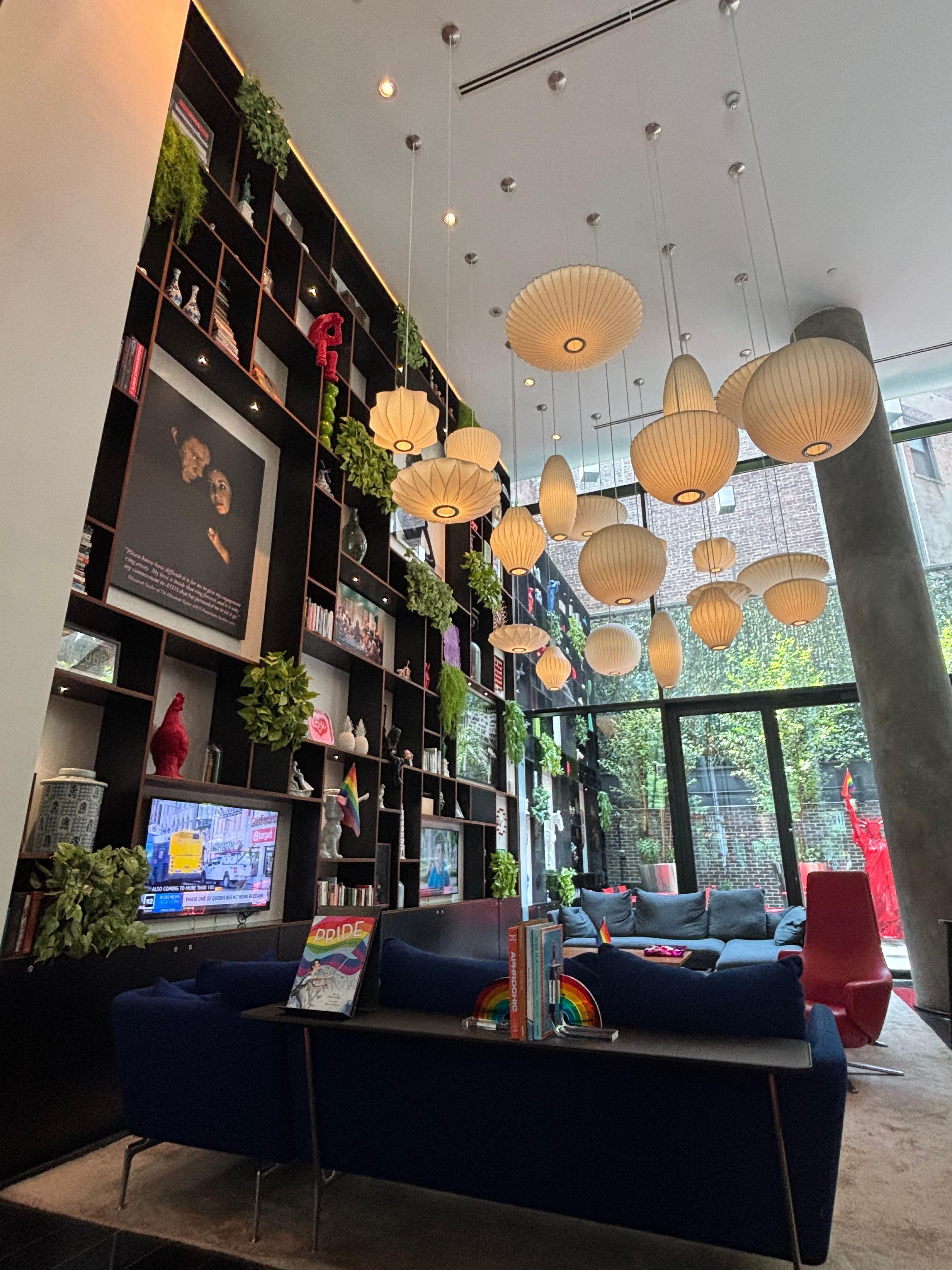 Part of the lobby other side had a bar you could play board games outside seating and so many places you can relax