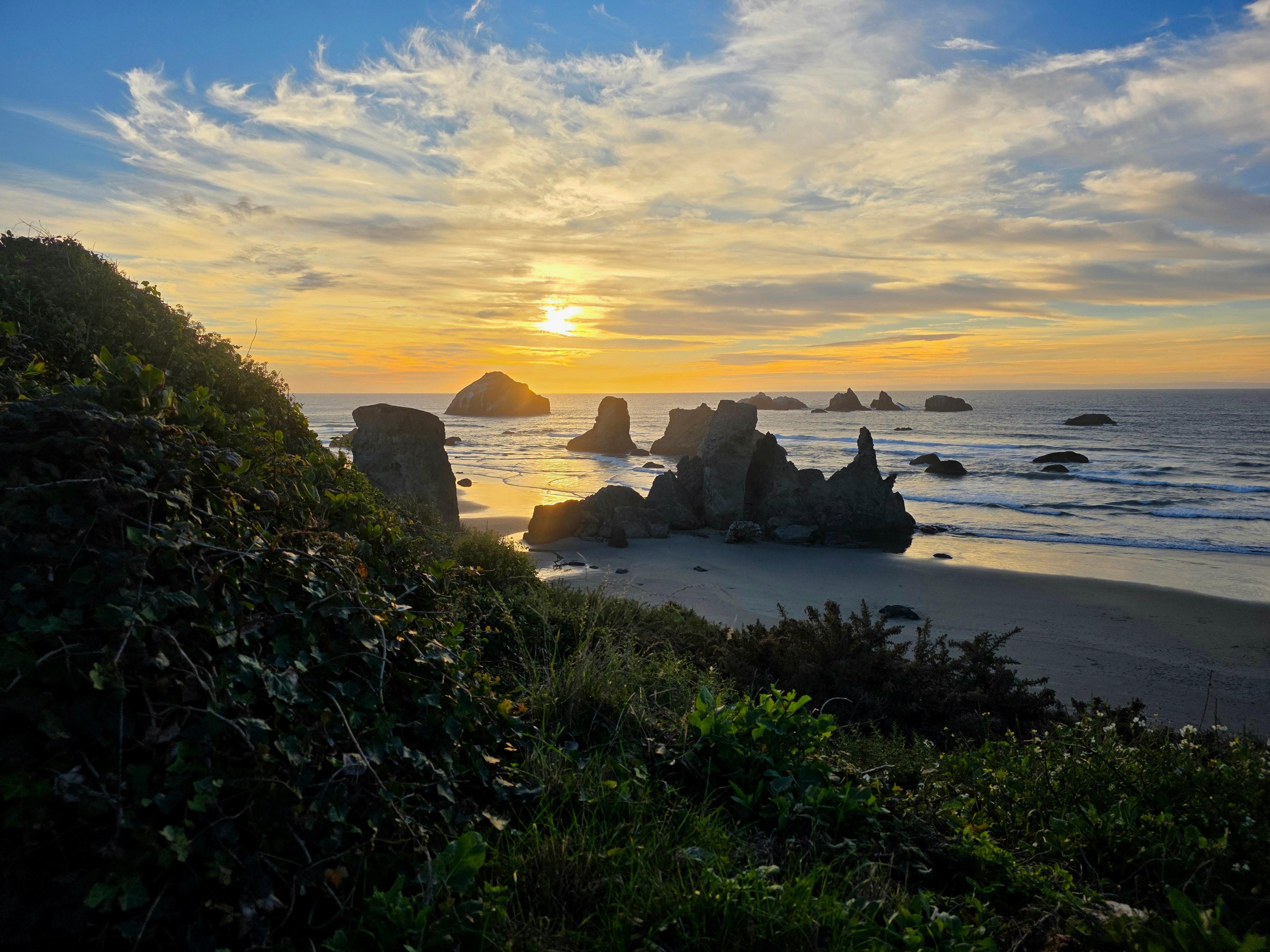 Sunset vew outside of our door!