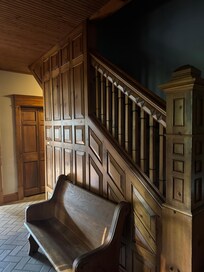 This beautiful paneling and staircase reminded me of my grandfather’s house.
