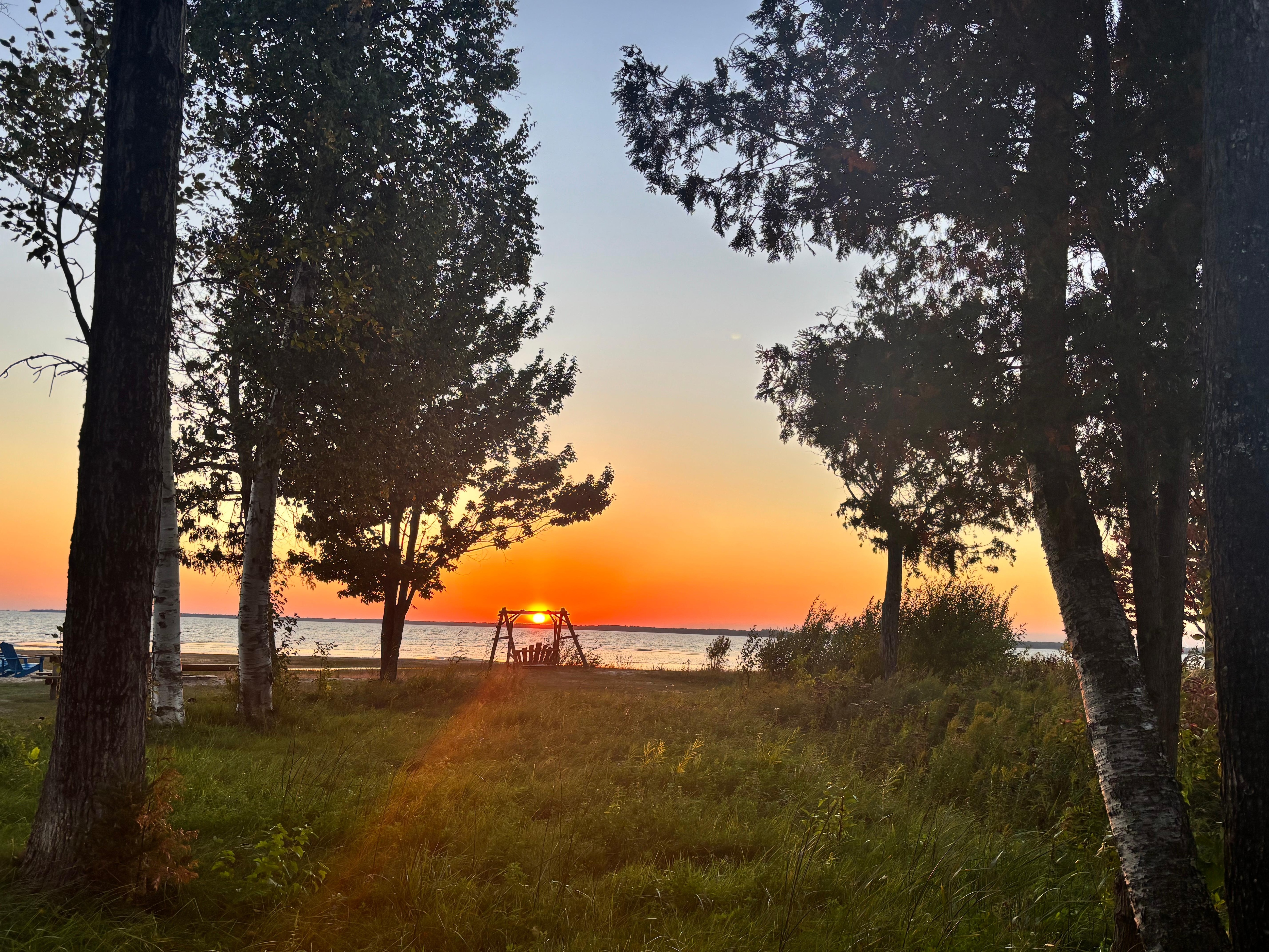 Our first view driving in! 