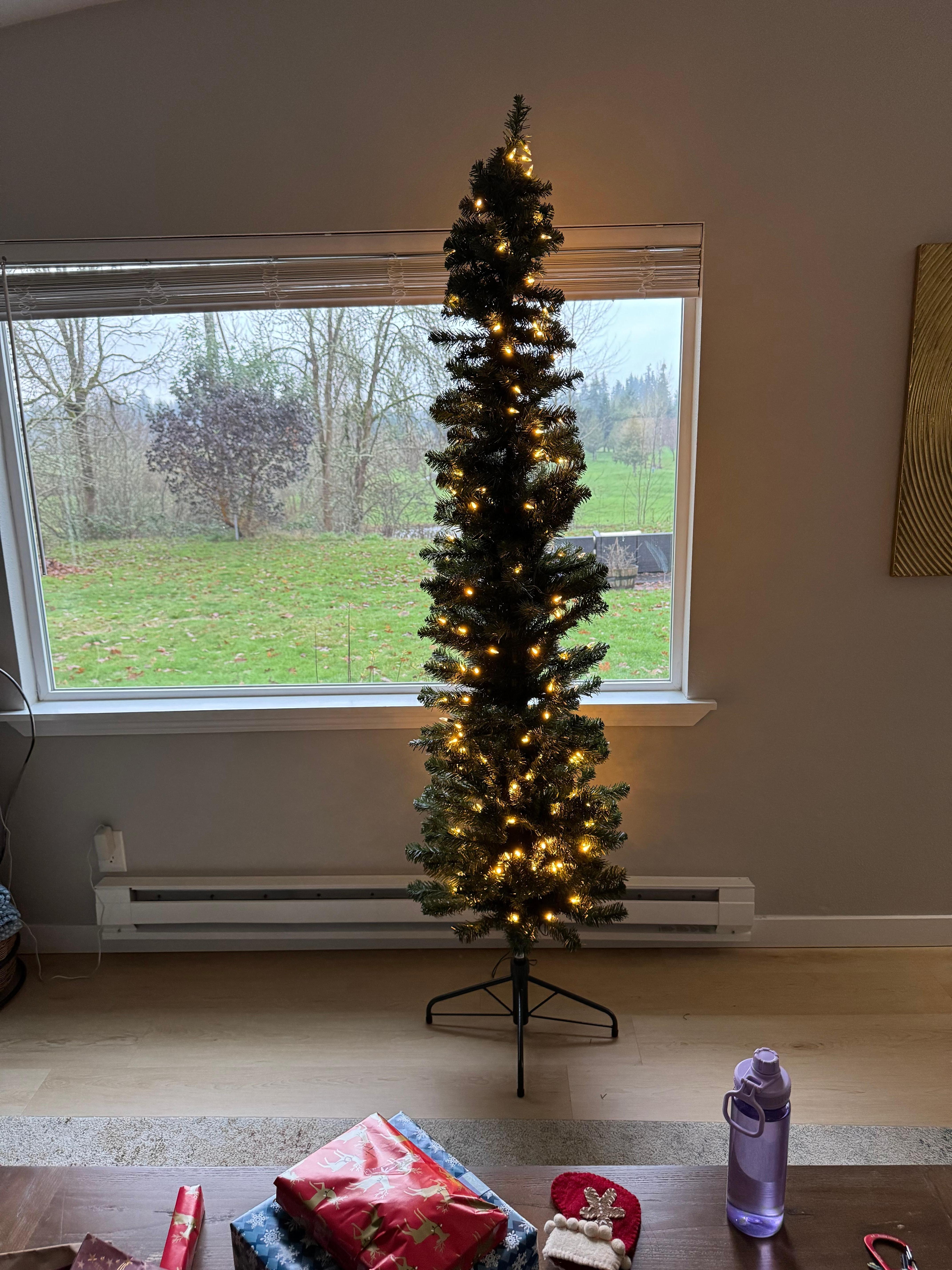 A Christmas tree was provided upon request! 