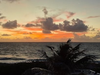 Sunrise off the deck