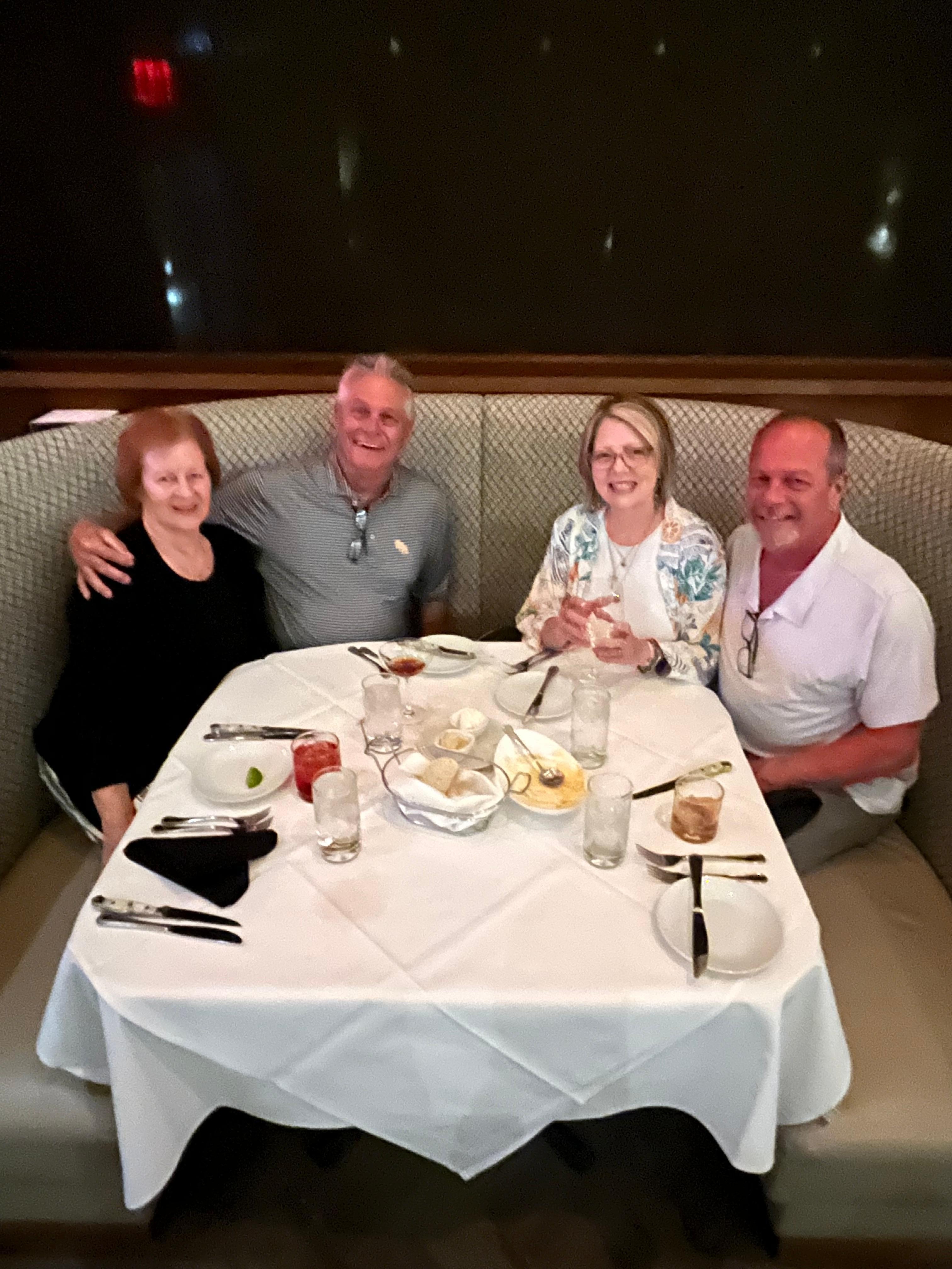 Dinner at Fleming’s, so good. 