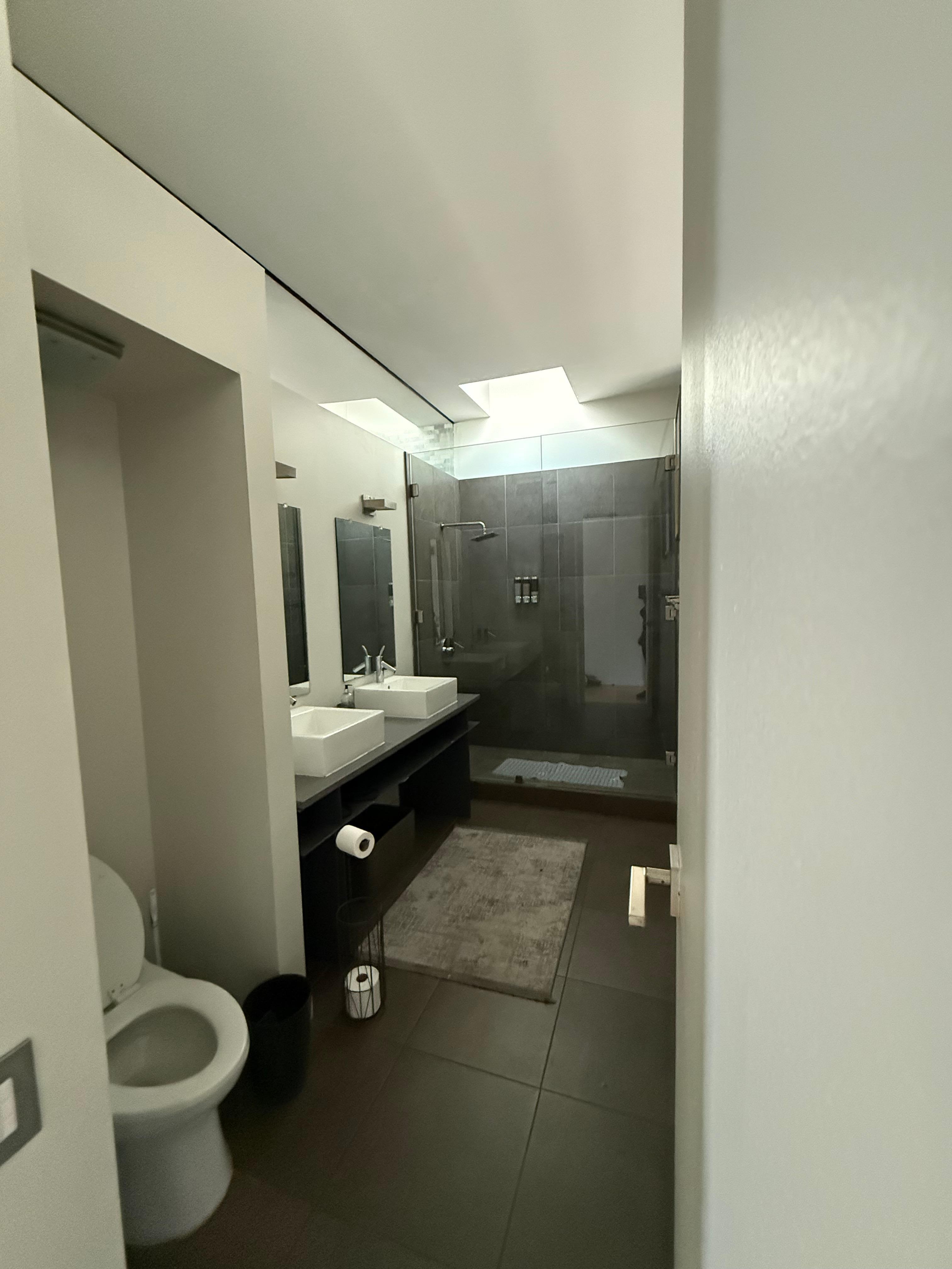 *Taken on our departure, not our arrival. This is the upstairs bathroom.