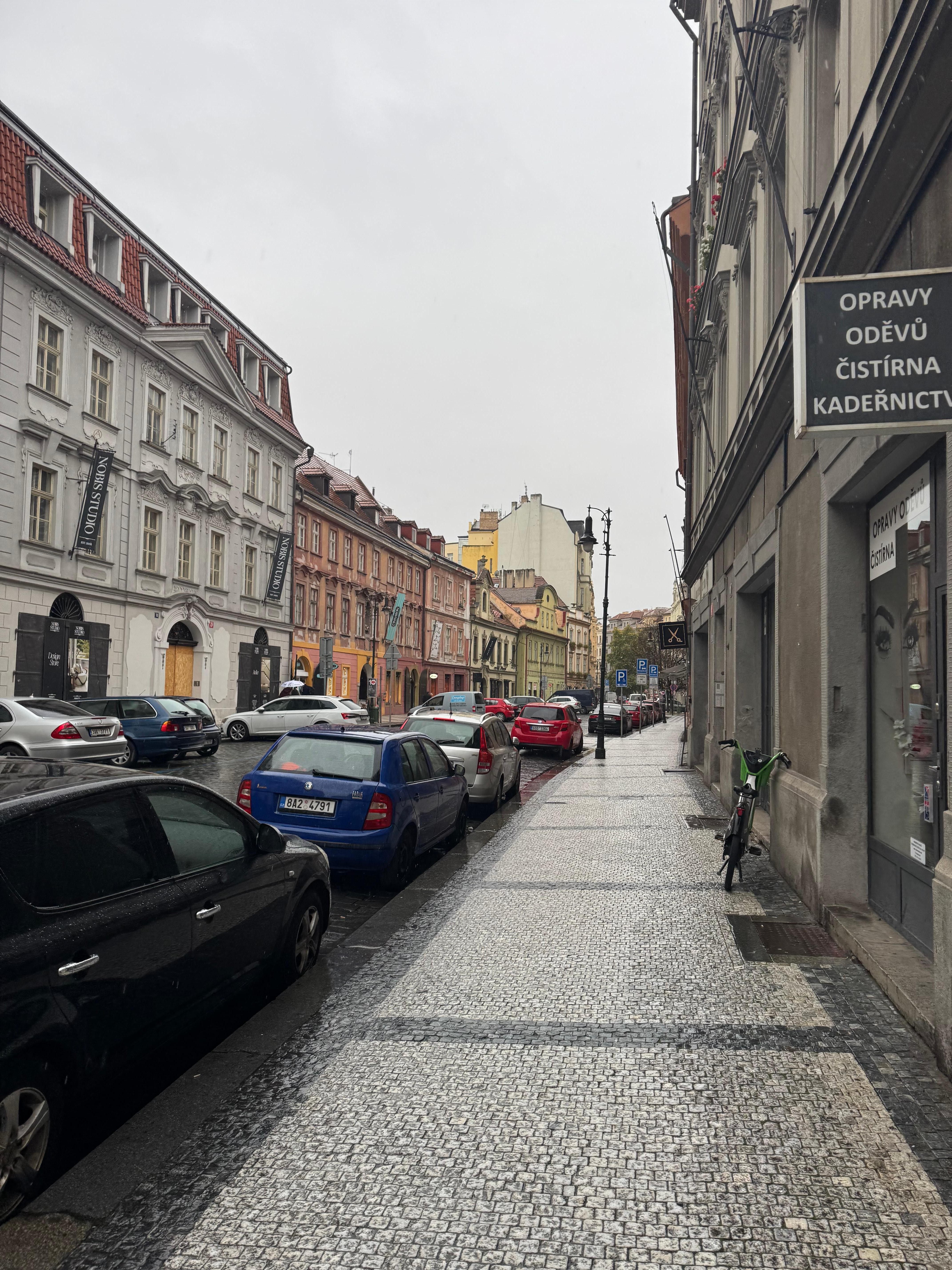 Street view outside of hotel.