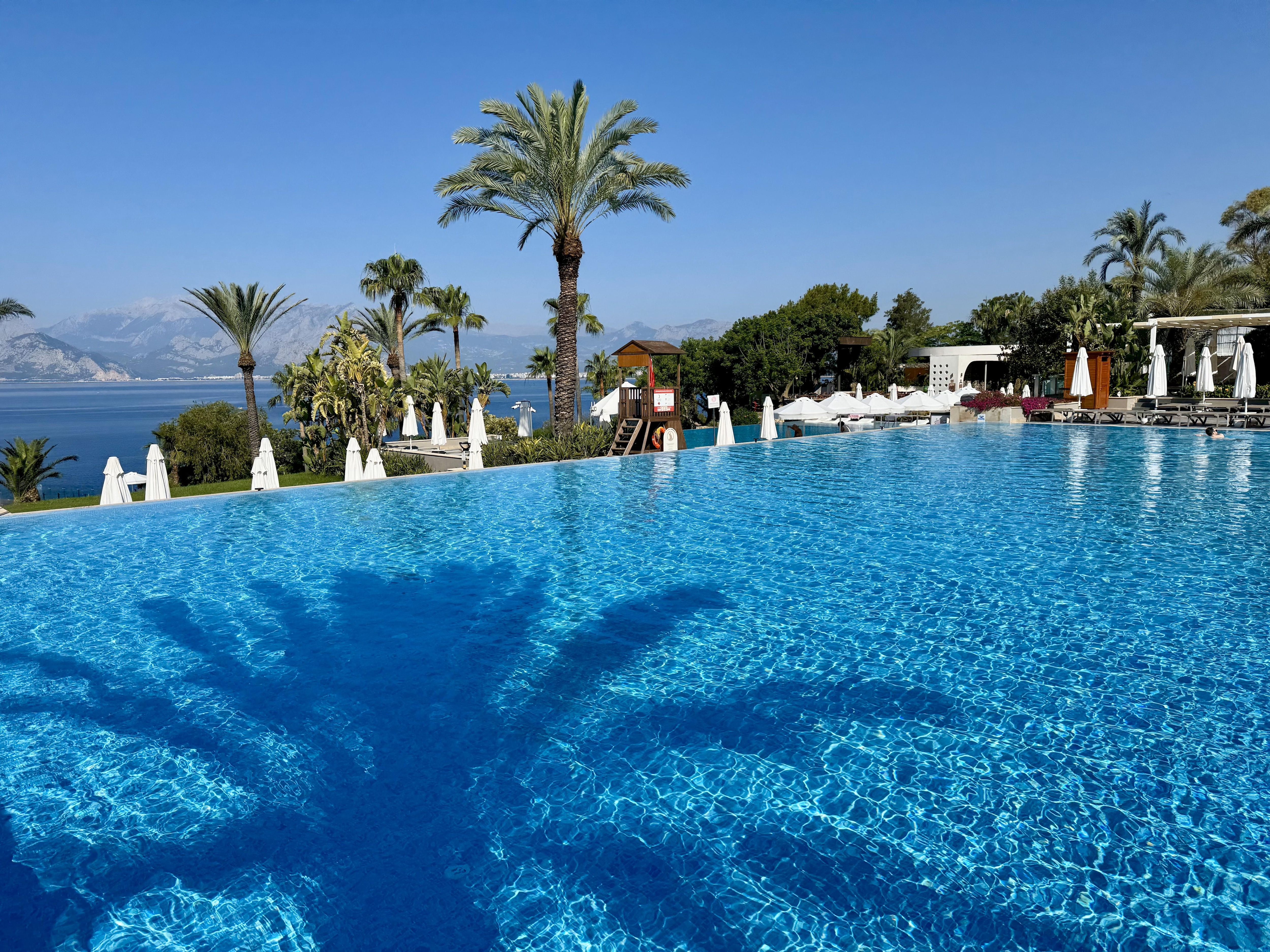 Big outdoor swimming pool