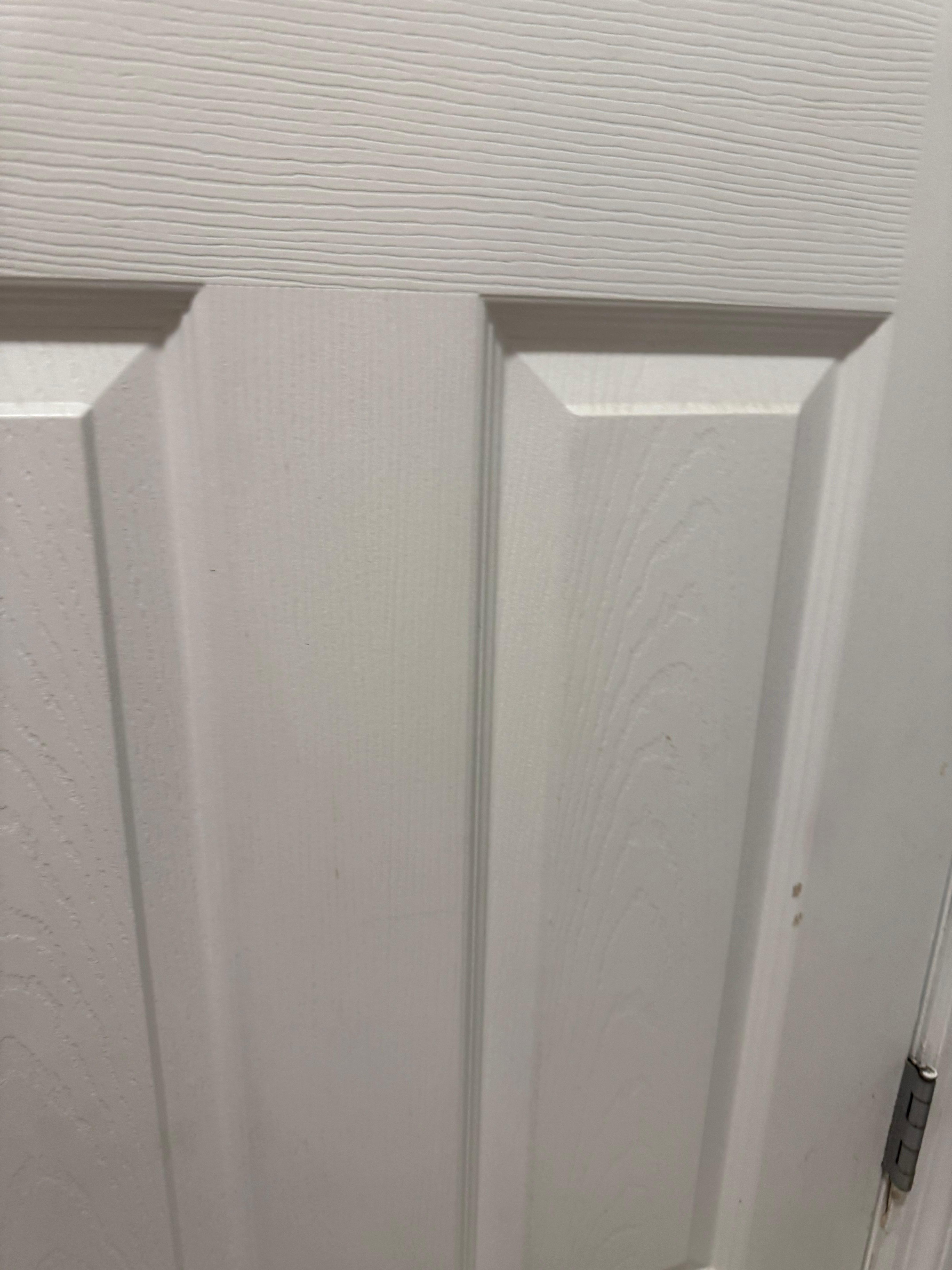 Inside the bathroom door 