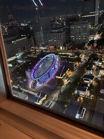 未来タワー夜景がとても綺麗でした。風があり気持ち良かったです。