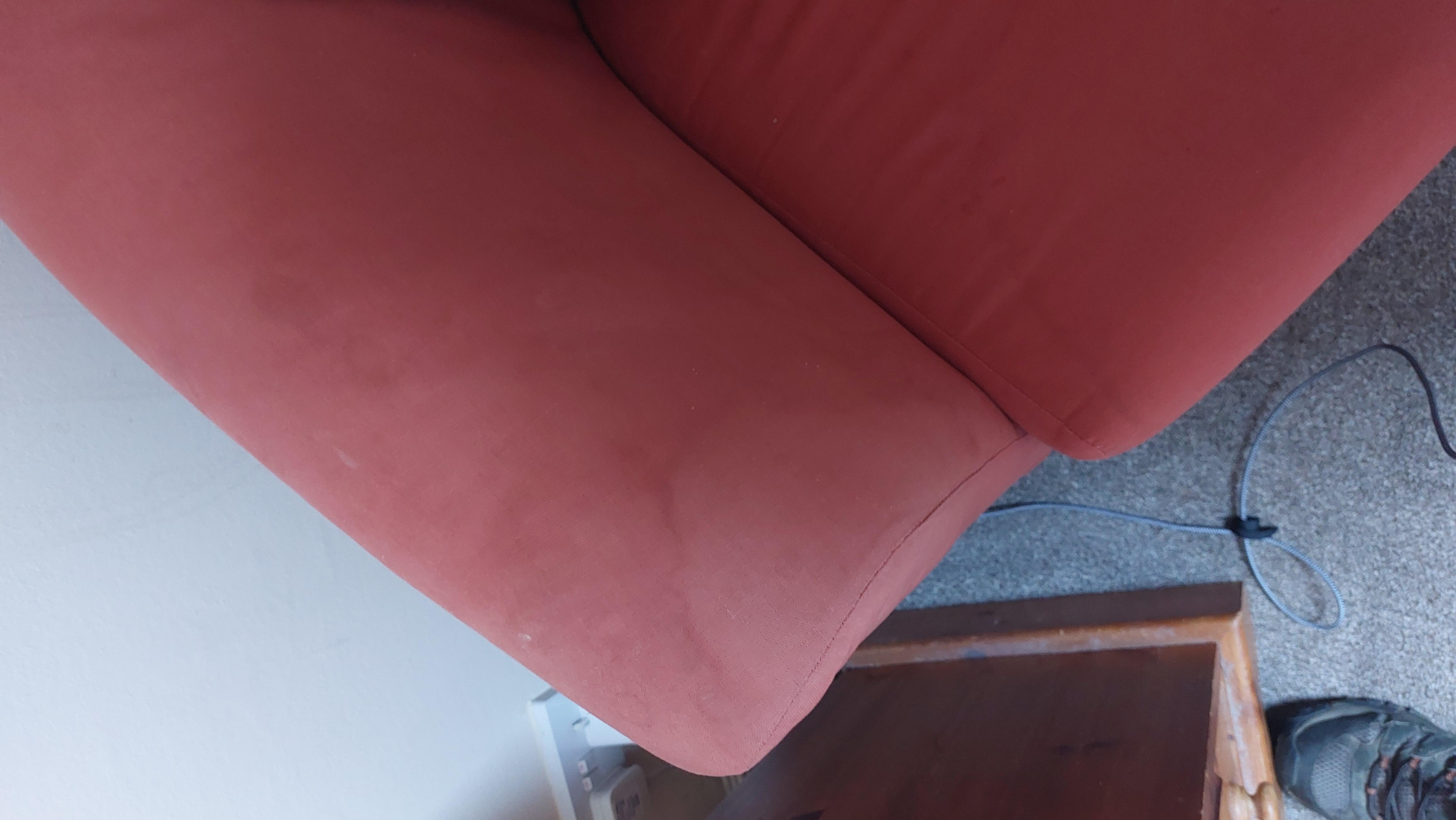 Stains on  chair 