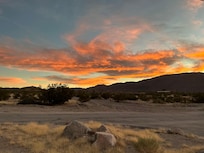 Sunset view from house