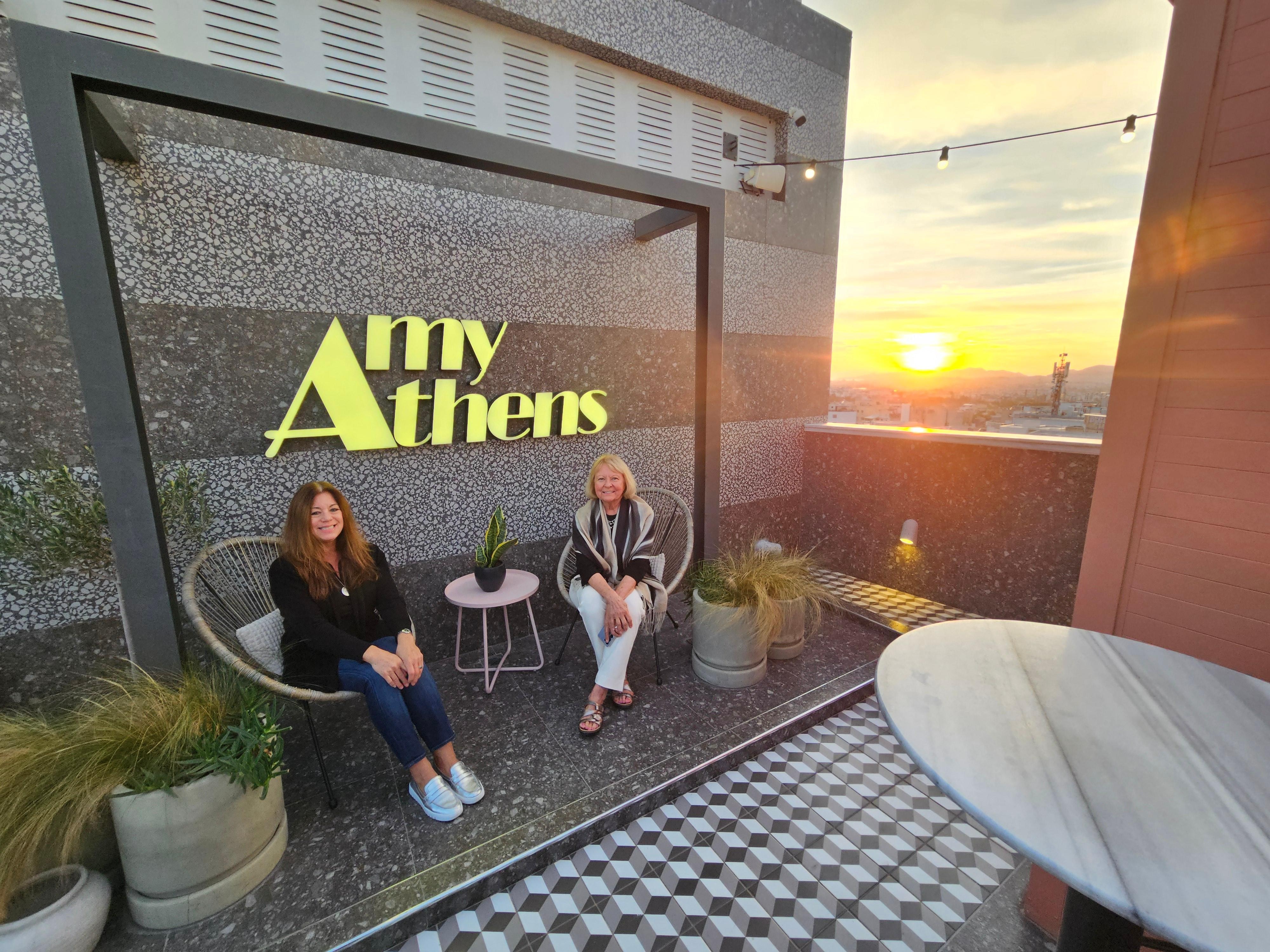 Sunset from the rooftop