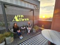 Sunset from the rooftop