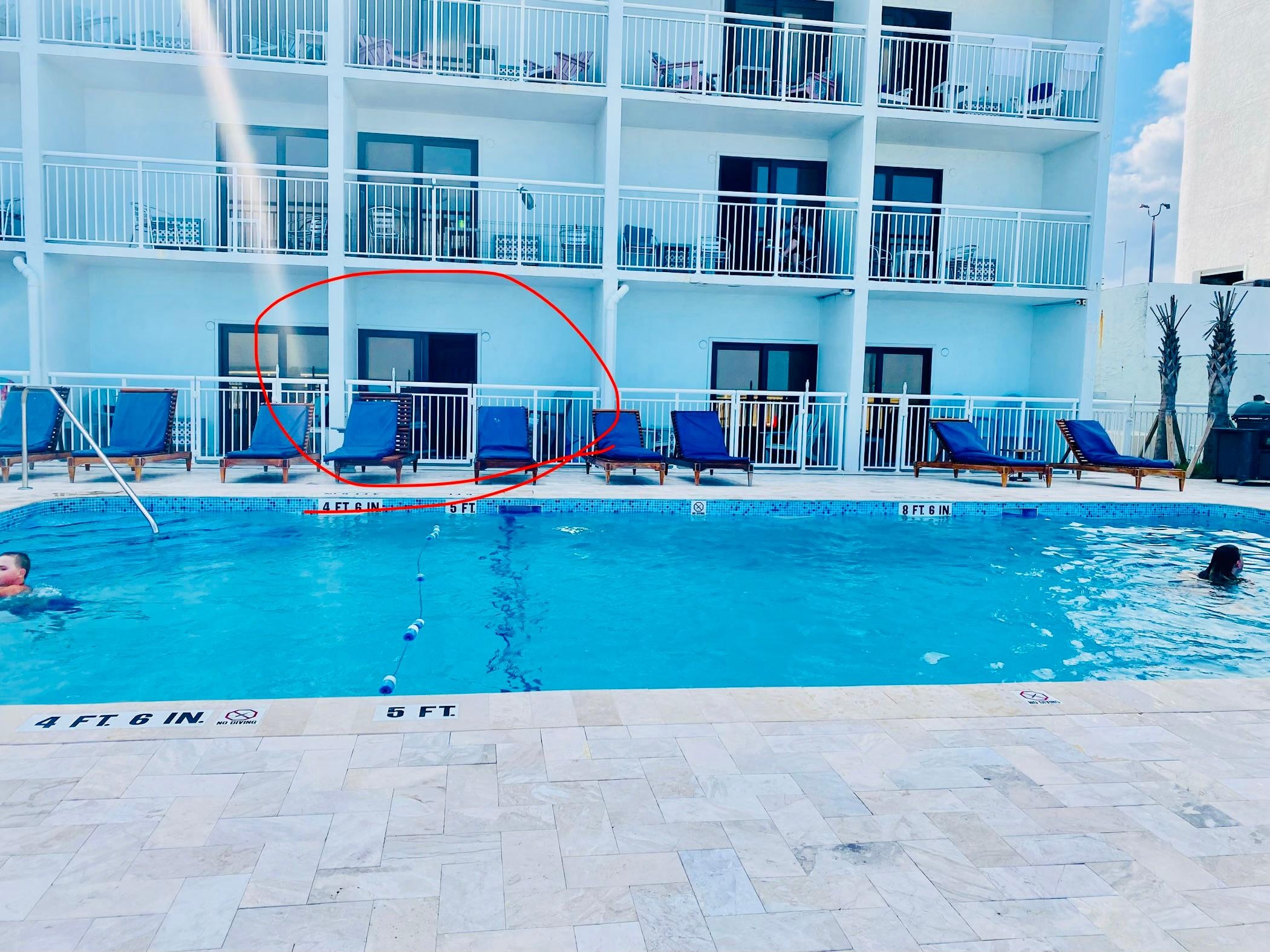 Having a room on the ground level was perfect for the kids.