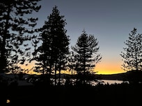 Sunset view from the balcony 3x zoom.