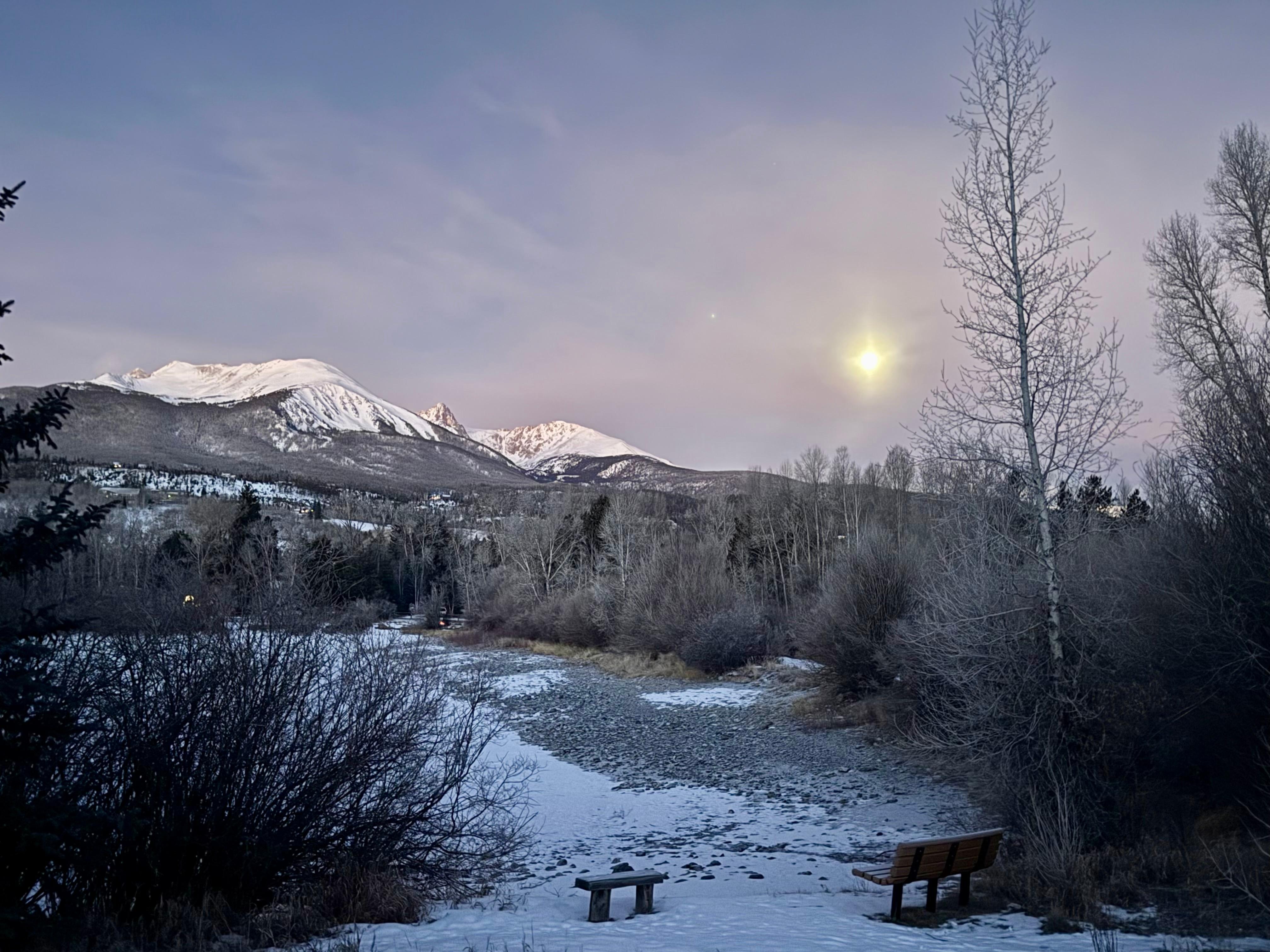 This is from the back porch