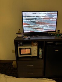 Tv scrambling while using microwave