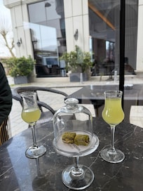 Welcoming refreshments