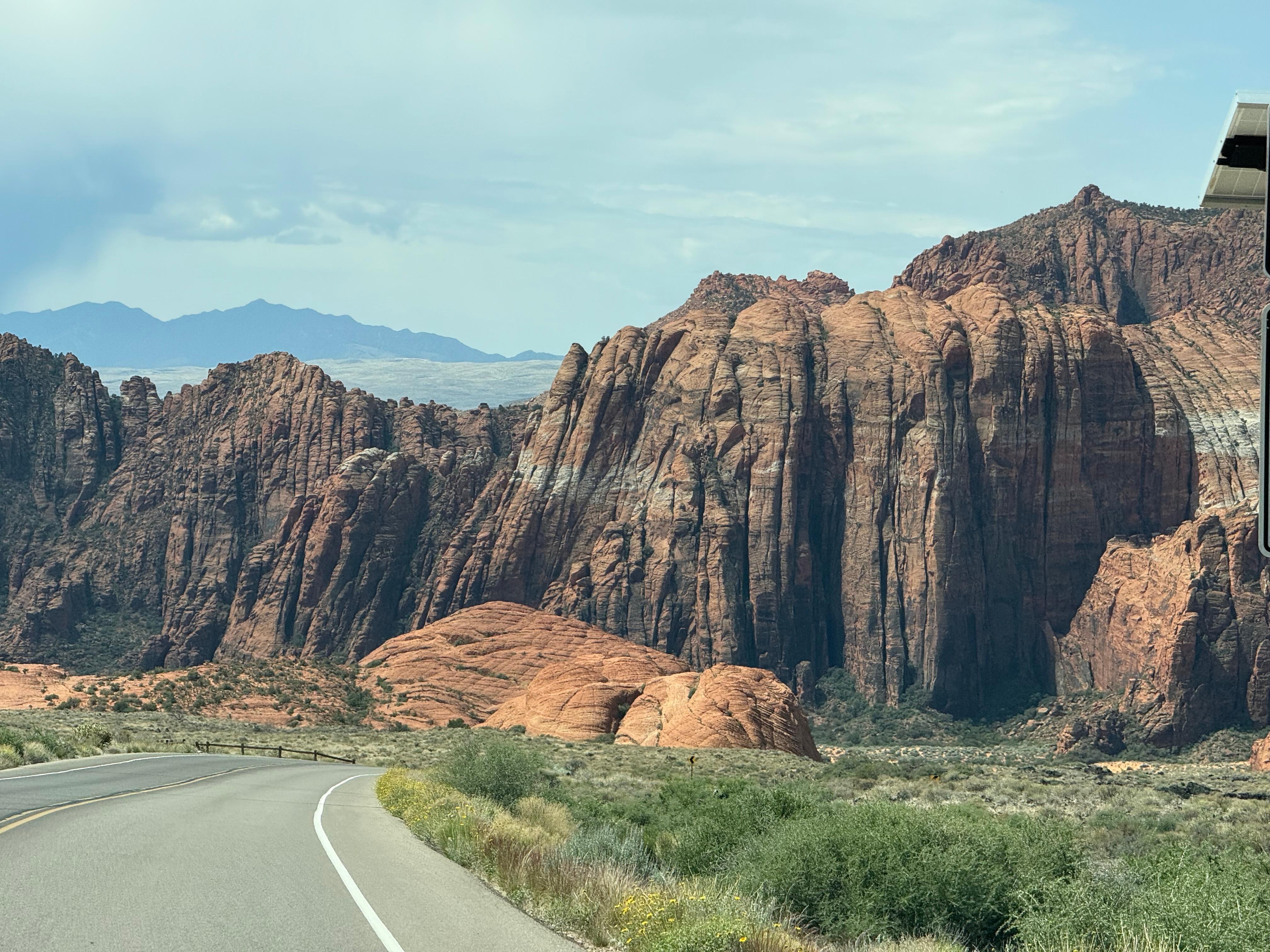 Snow Canyon park, a smaller, yet stunning, park near St. George.