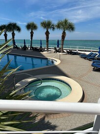 View from the pool