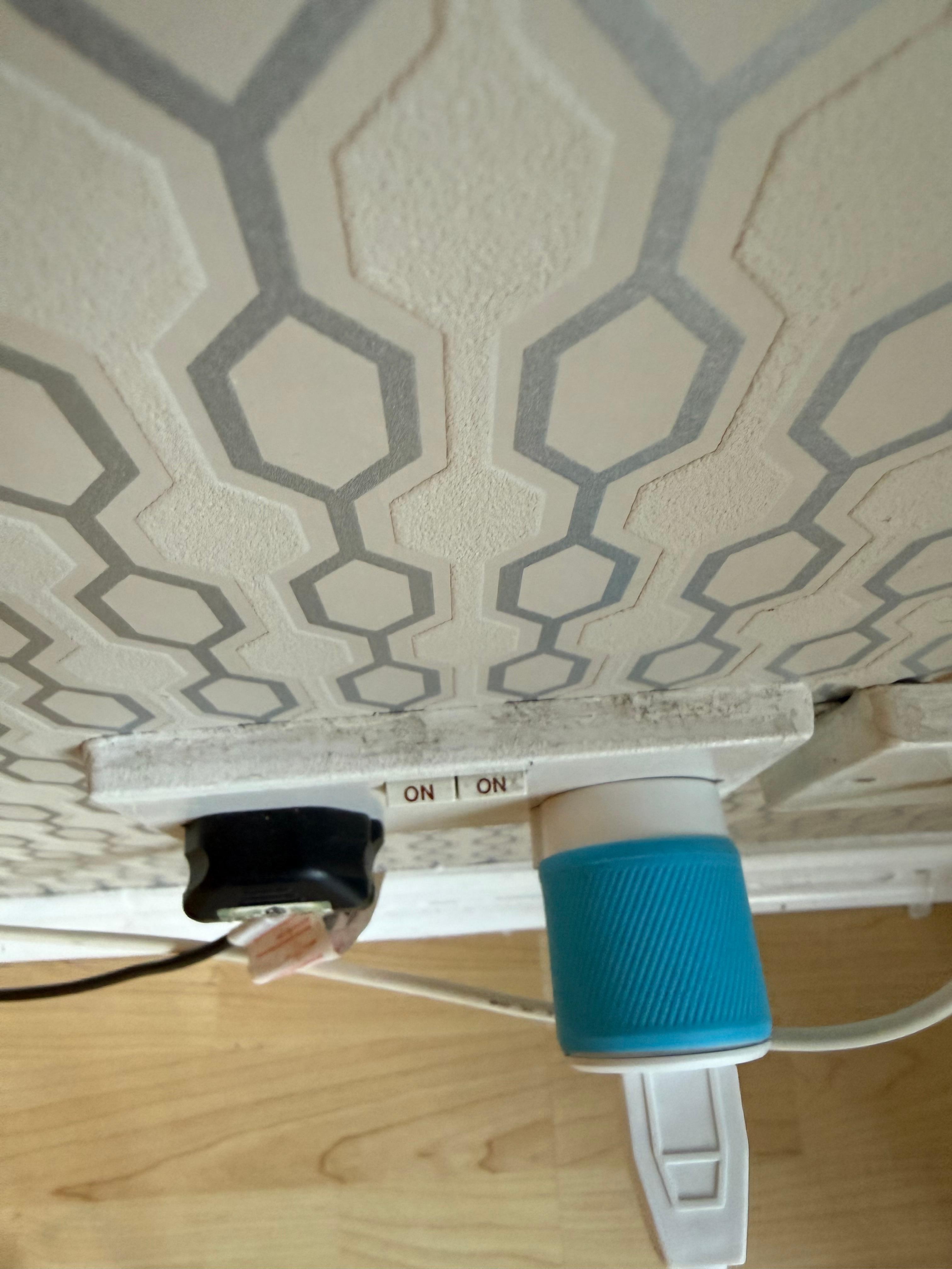 Surfaces were covered with dust and sticky